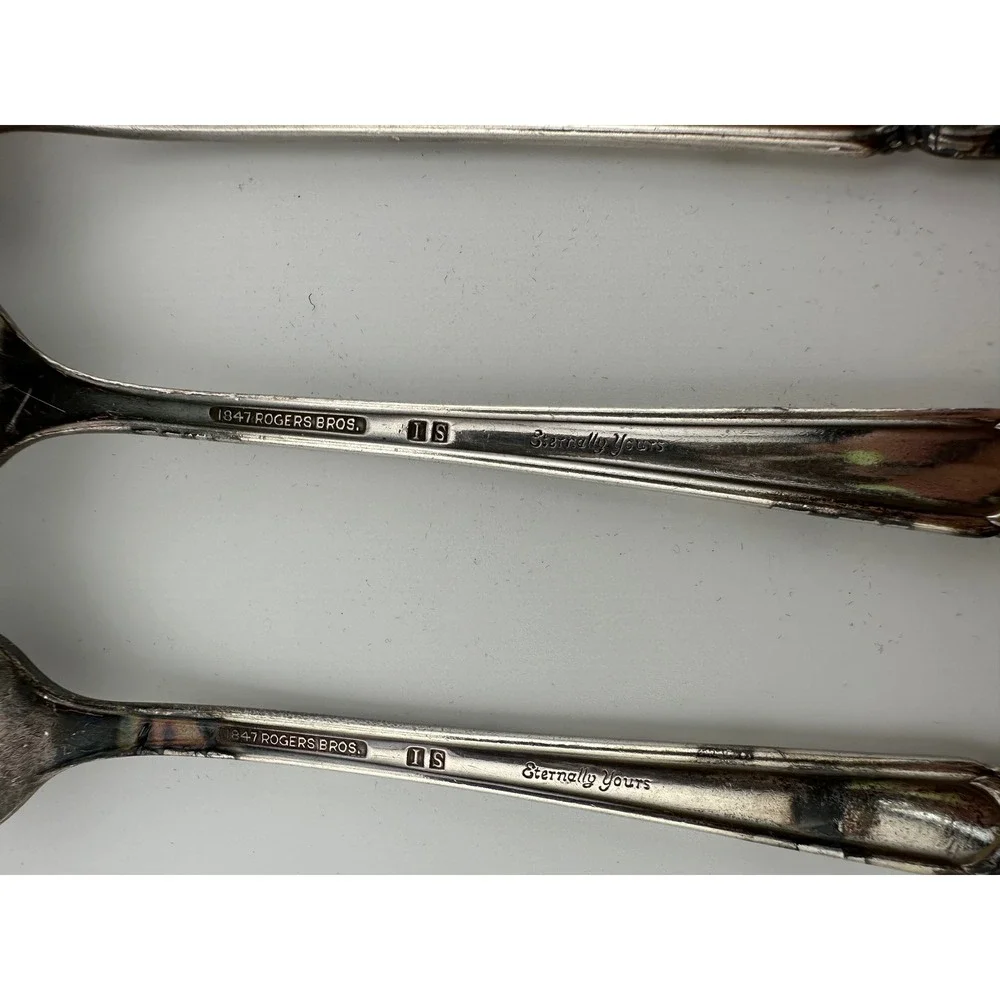 1847 Rogers Bros Eternally Yours Silverplate Flatware Set 6pc Mixed Lot Vintage